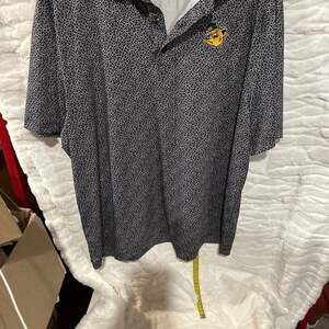 Cutter & Buck Baylor Bears NCAA Vault Virtue Eco Pique Botanical Print Polo